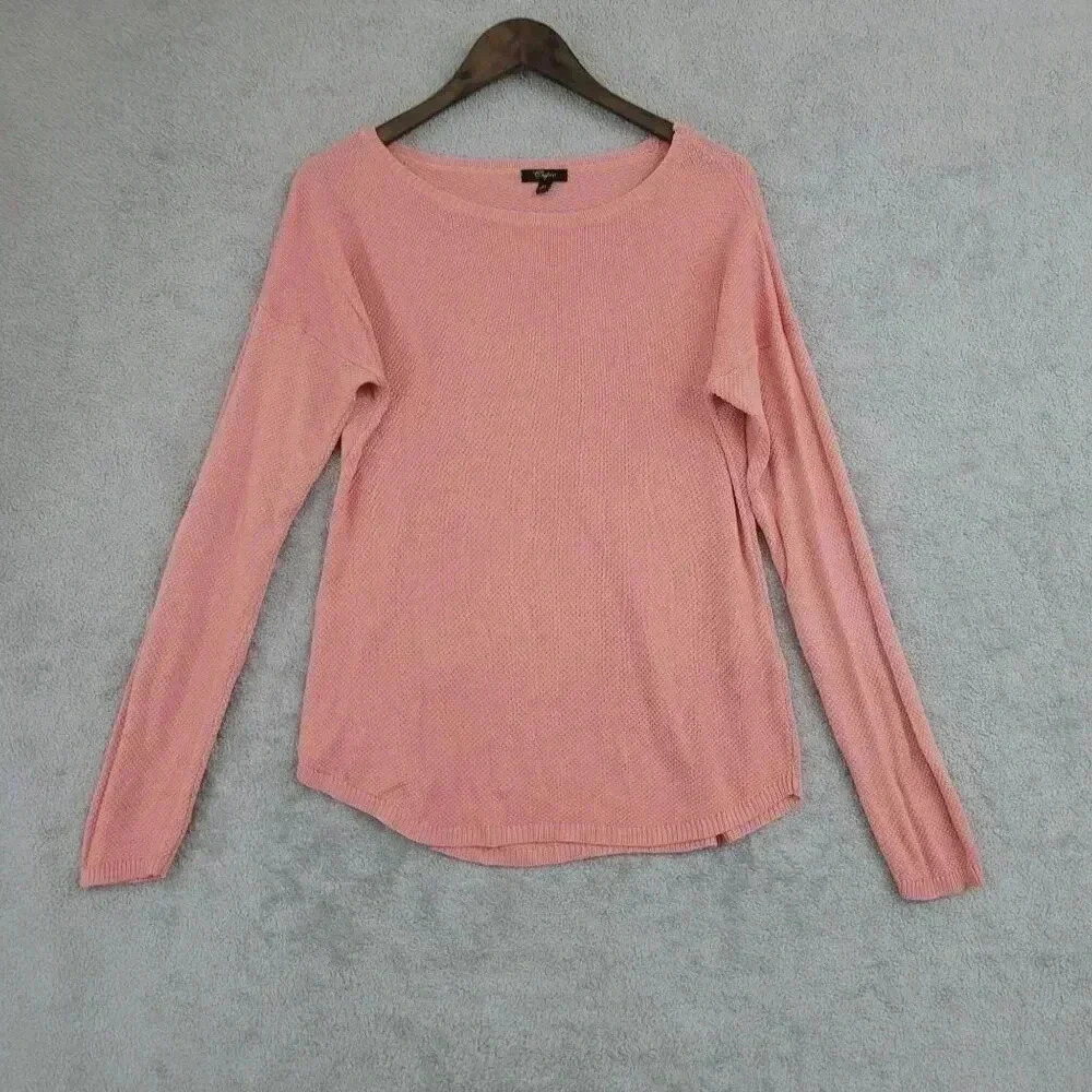 Cupio Womens Pink Long Sleeve Sweater XL  6CT